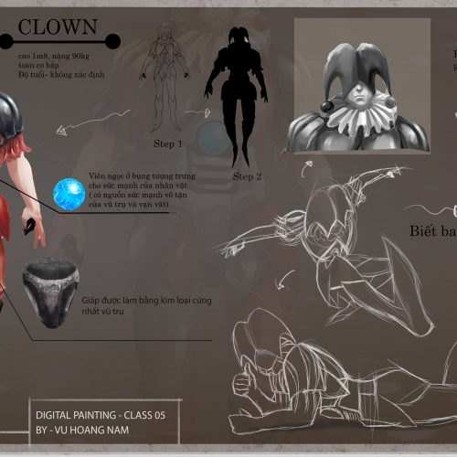 Clown Design by Vũ Hoàng Nam